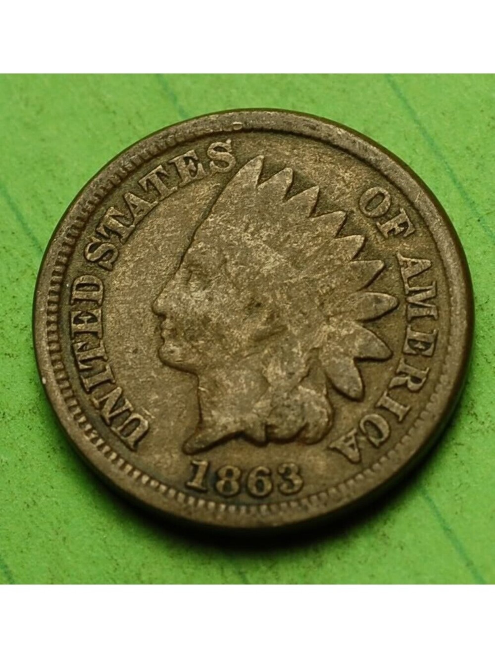 W737 1863 Indian Head Cent Penny 1c - Check Out Our Store ⚔️⚔️CIVIL WAR ERA⚔️⚔️